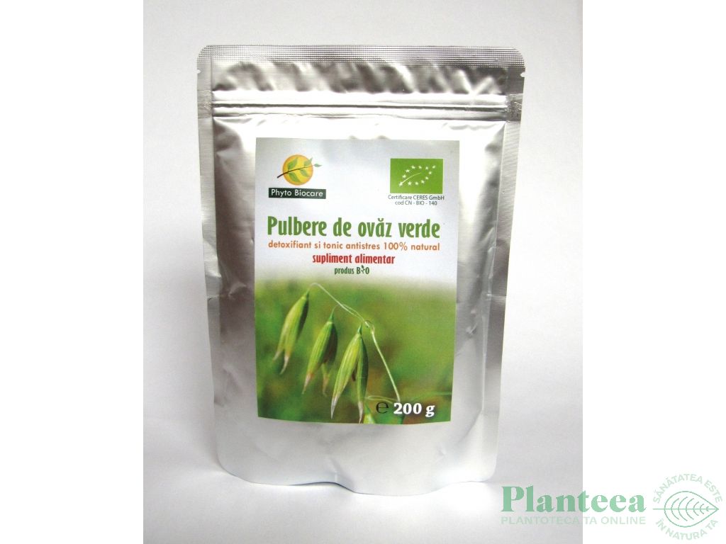 Pulbere ovaz verde eco 200g - PHYTO BIOCARE