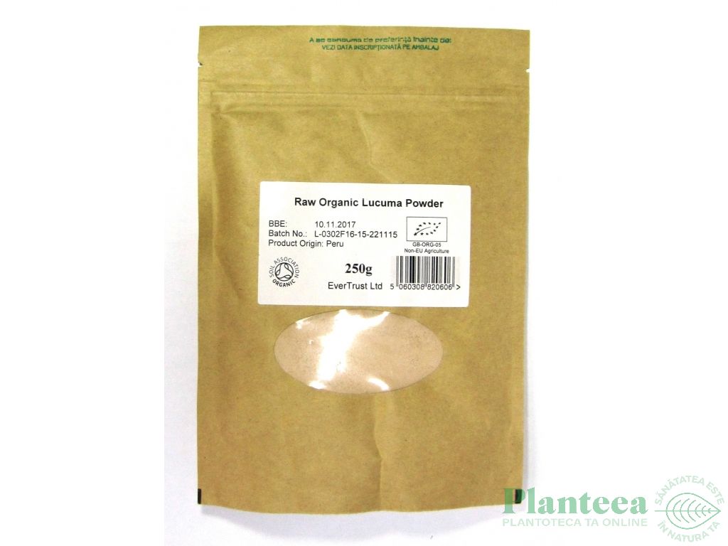 Pulbere lucuma 250g - EVERTRUST