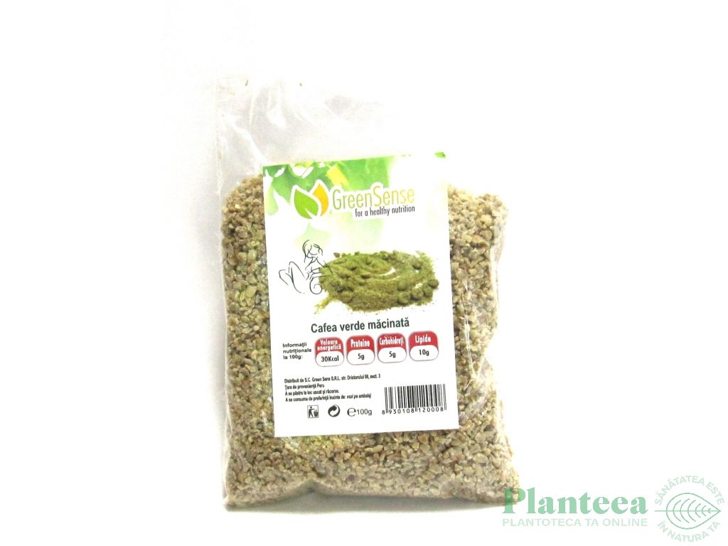 Cafea verde macinata 100g - GREEN SENSE
