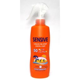 Lotiune plaja copii spf50 galbenele 250ml - SENSIVE