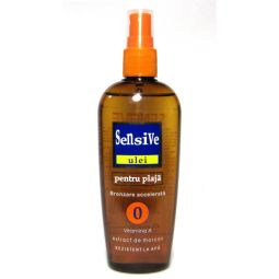 Ulei plaja accelerare bronz spf0 morcov 150ml - SENSIVE