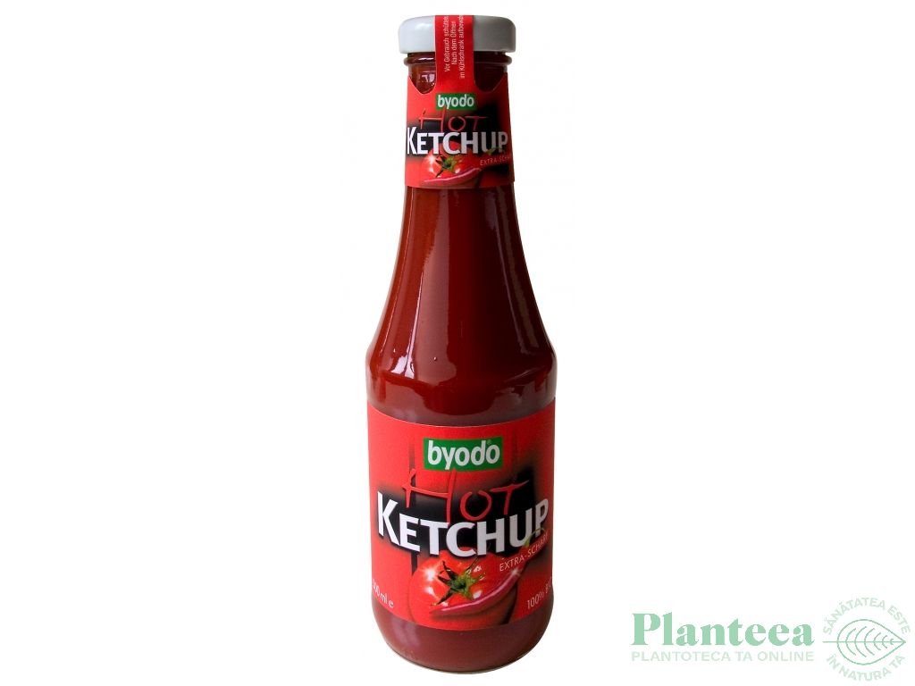 Ketchup picant fara gluten eco 500ml - BYODO