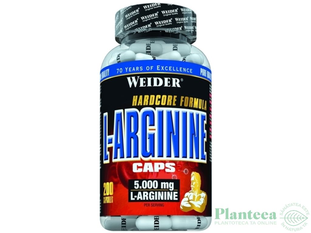 Larginina 5000mg 200cps - WEIDER