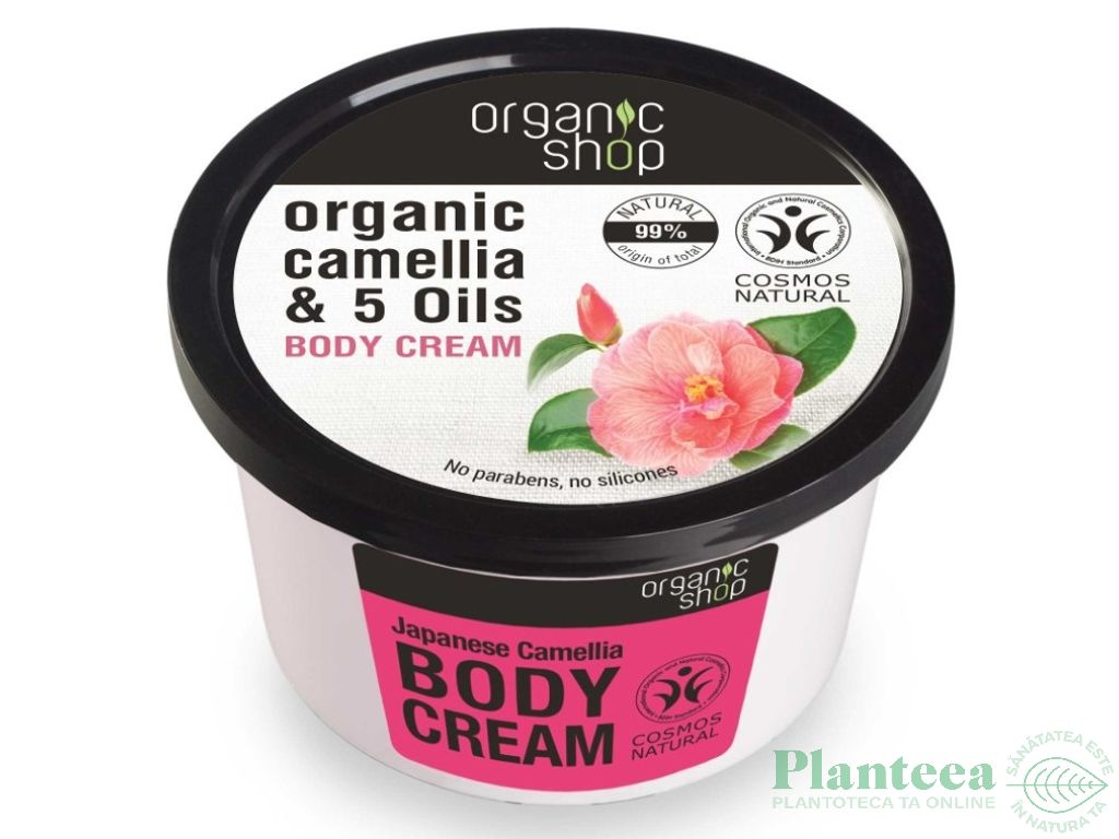 Crema corp camellia 5uleiuri 250ml - ORGANIC SHOP