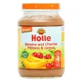 Piure banane cirese bebe +4luni eco 190g - HOLLE