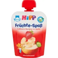 Piure mere banane capsuni bebe +1an Hippis 100g - HIPP ORGANIC