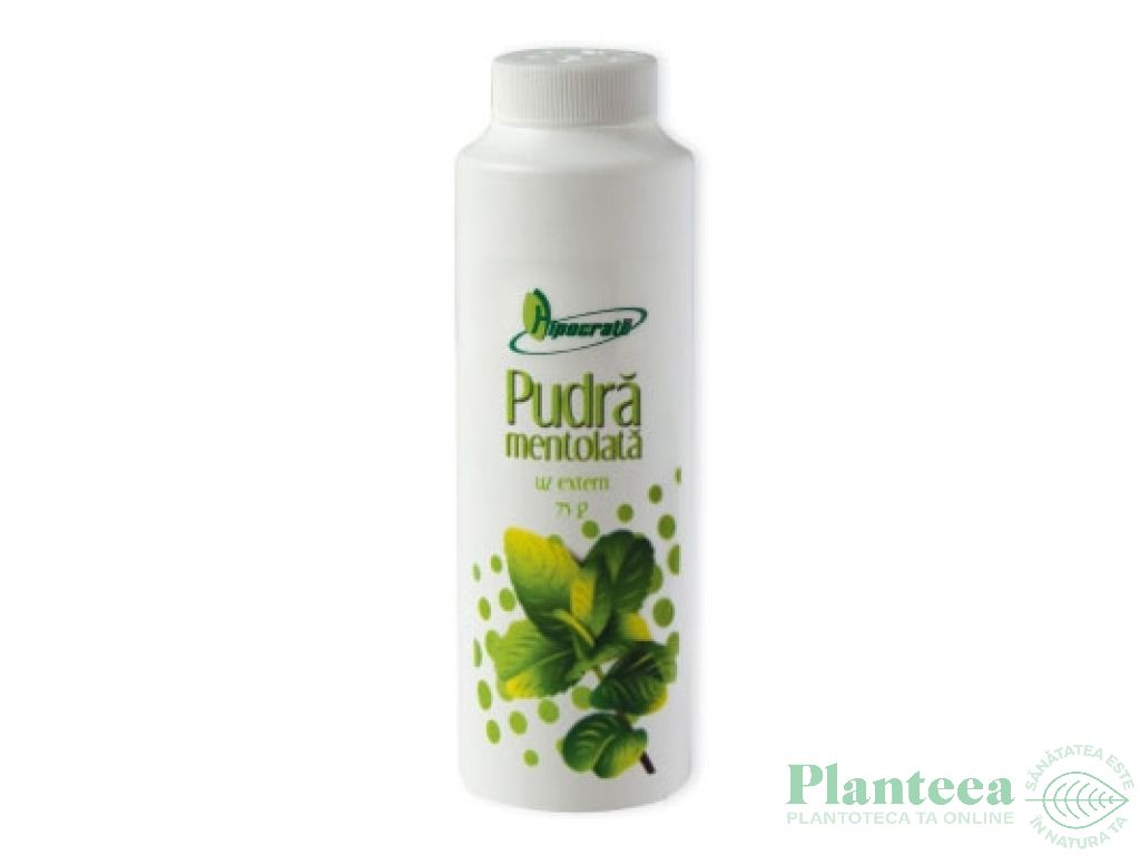 Pudra mentolata 75g - HIPOCRATE