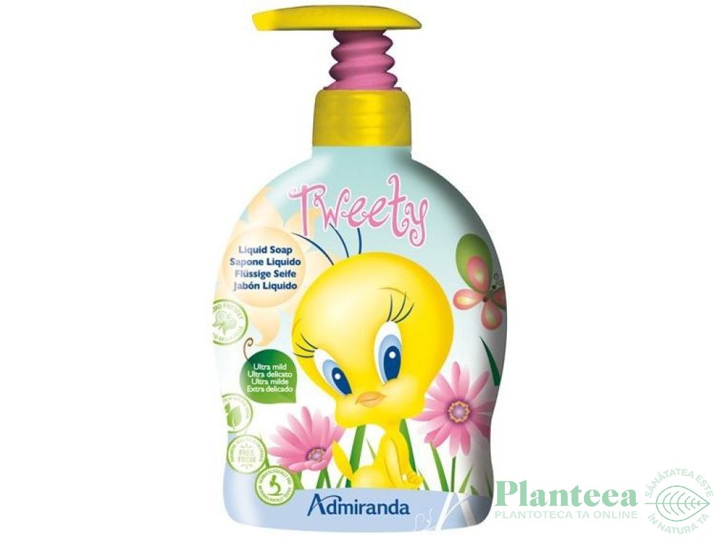 Sapun lichid ultra delicat Tweety 300ml - ADMIRANDA