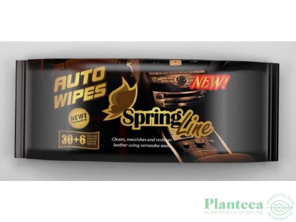 Servetele umede curatare auto 36b - SPRING LINE