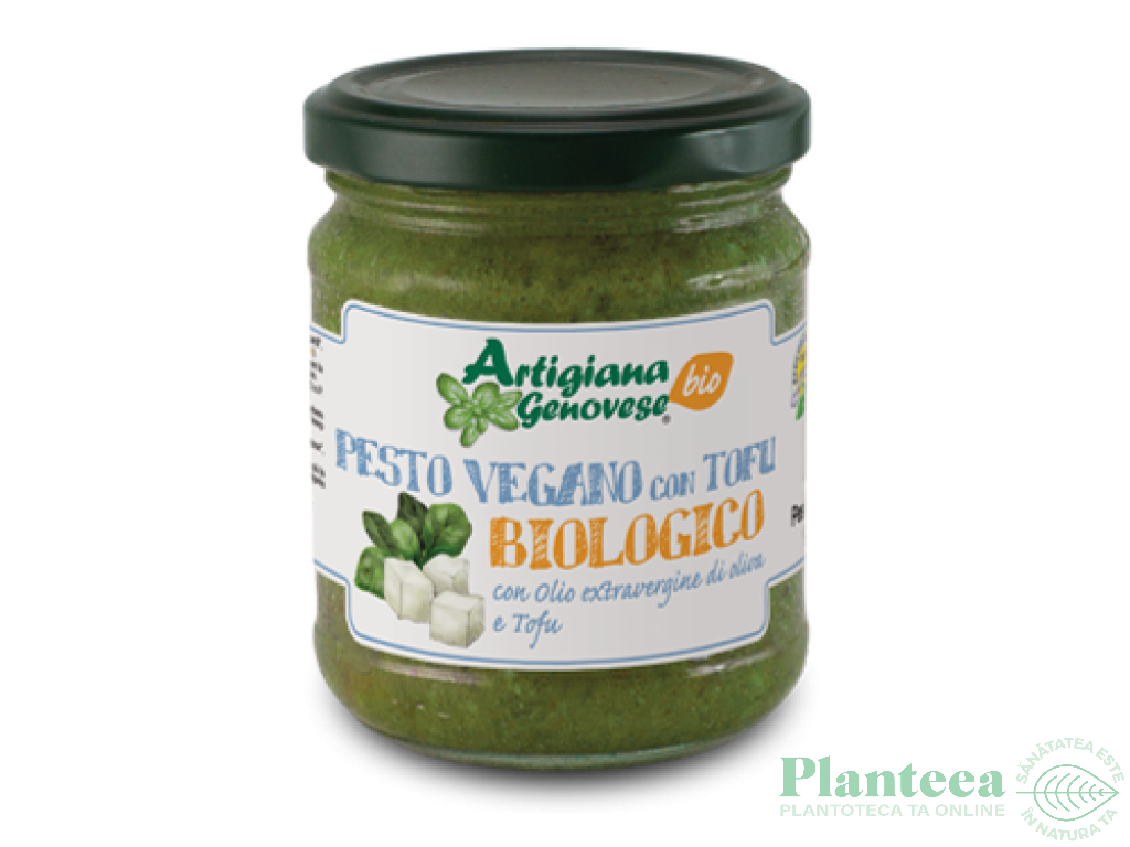 Pesto verde vegan tofu 130g - ARTIGIANA GENOVESE