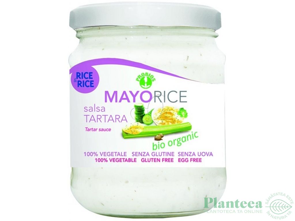 Maioneza vegana orez sos tartar eco 165g - PROBIOS