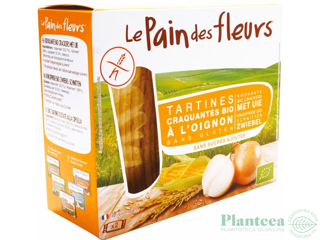 Tartine crocante porumb orez ceapa eco 150g - LE PAIN DES FLEURS