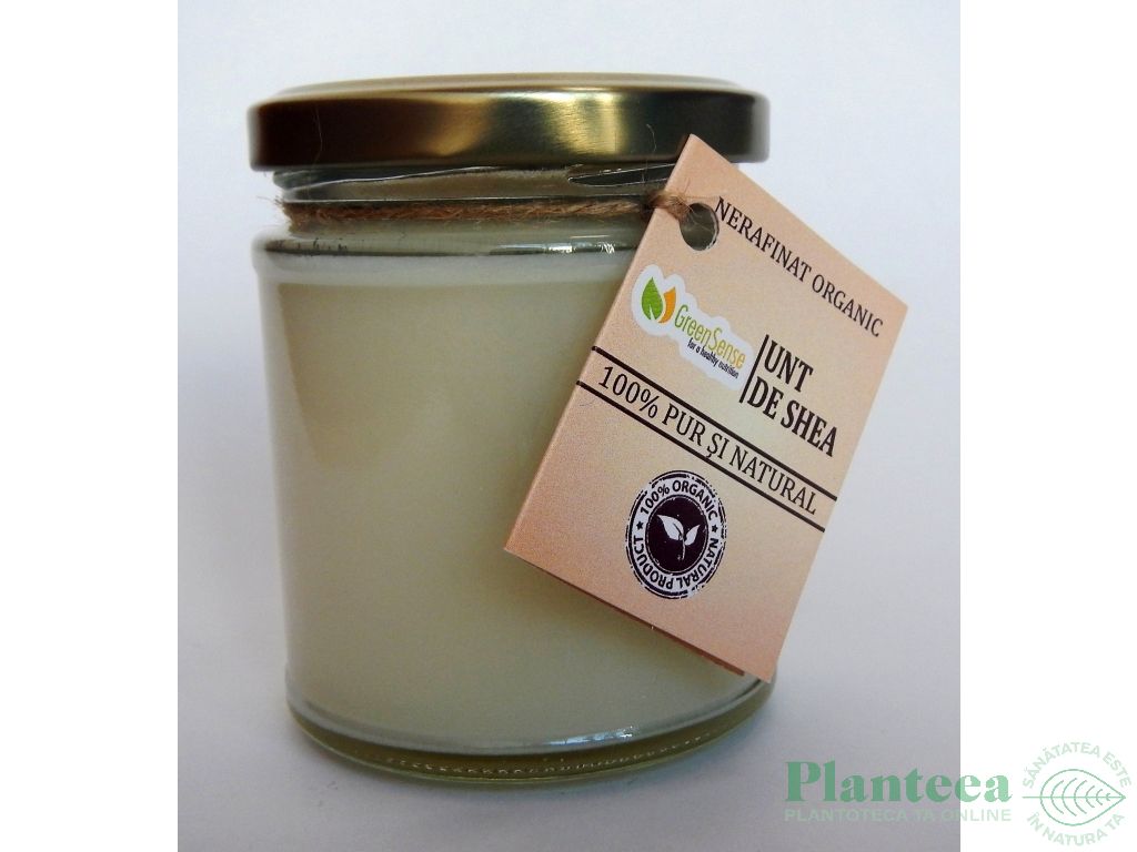 Unt shea nerafinat organic 200g - GREEN SENSE