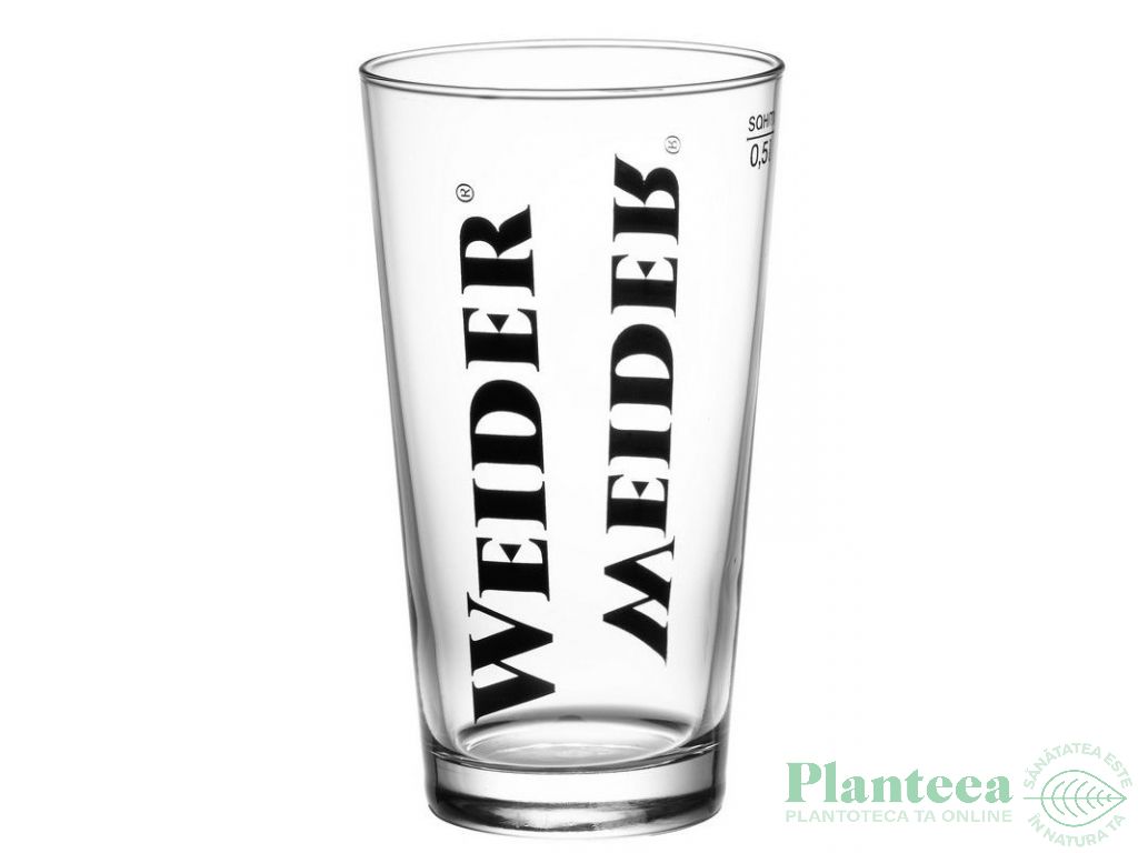 Pahar sticla 500ml - WEIDER