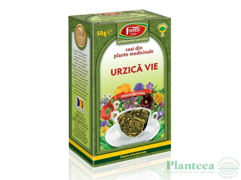 Ceai urzica vie iarba 50g - FARES