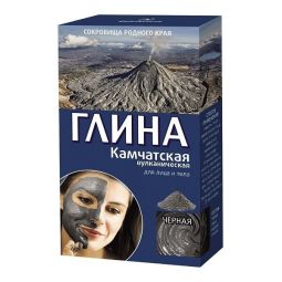 Pudra argila neagra vulcanica Kamceatka efect lifting 100g - FITOKOSMETIK