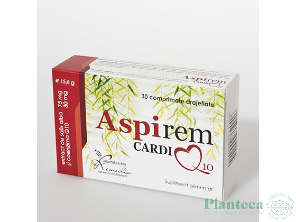 Aspirem cardio Q10 30cp - REMEDIA