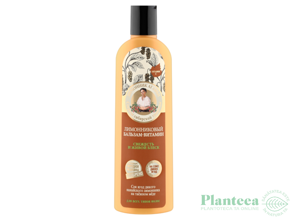 Balsam par vitaminizant tonifiant schizandra 280ml - RETETELE BUNICII AGAFIA
