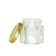 Borcanel sticla transparenta Zoia cu capac 50ml - MAYAM