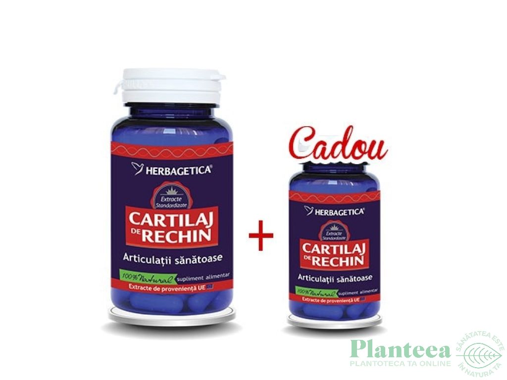 Pachet Cartilaj rechin 60+10cps - HERBAGETICA