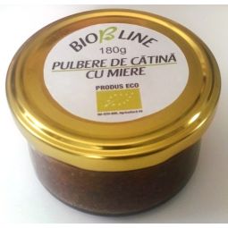 Miere poliflora cu pulbere catina eco 180g - BIO B LINE