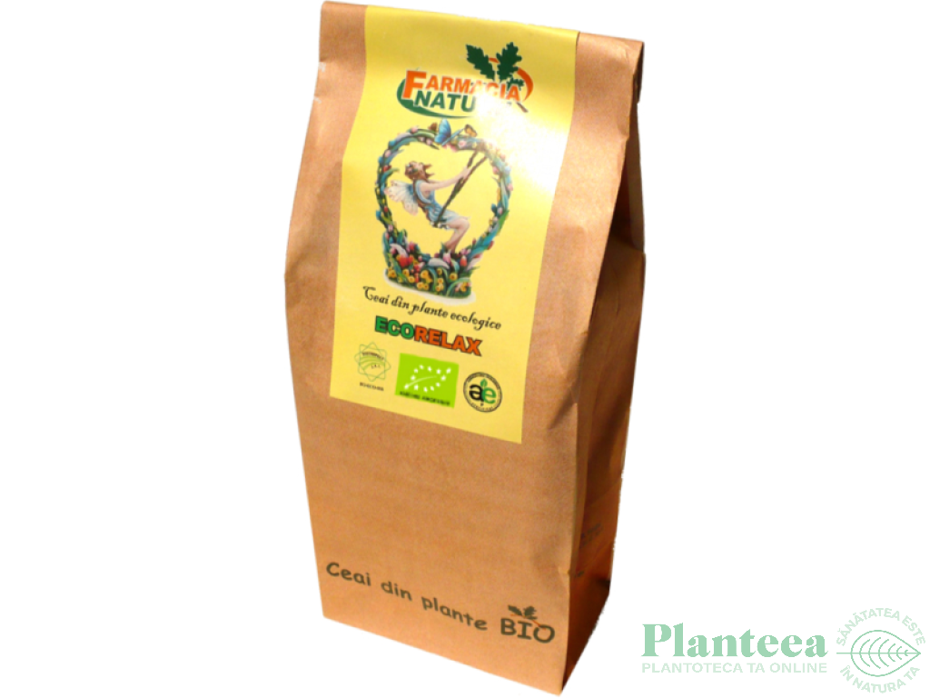 Ceai antistres insomnie EcoRelax 150g - FARMACIA NATURII