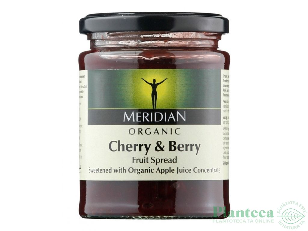 Gem cirese fructe padure fara zahar eco 284g - MERIDIAN