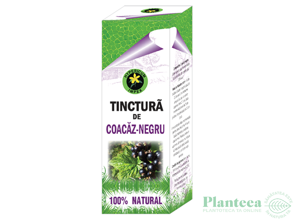 Tinctura coacaz negru 50ml - HYPERICUM PLANT