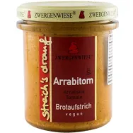 Crema tartinabila tomate arrabbiata eco 160g - ZWERGENWIESE