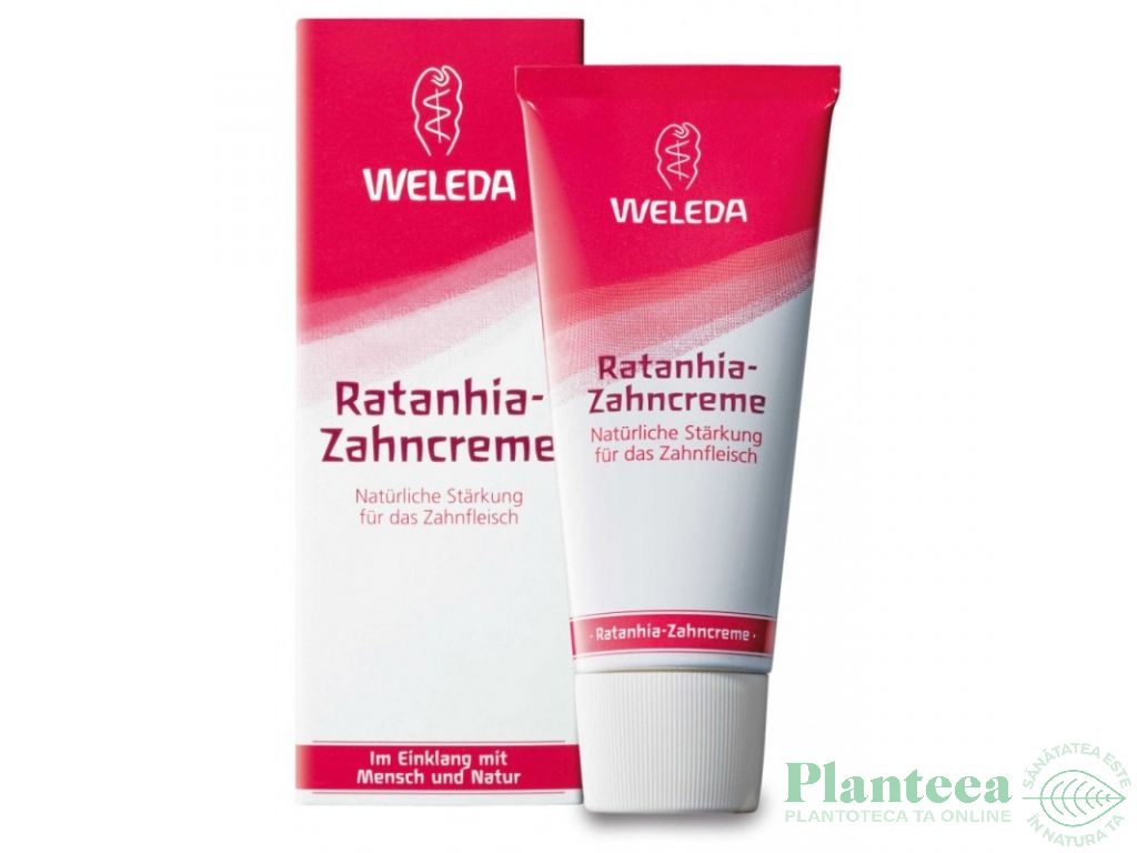 Pasta dinti ratanhia 75ml - WELEDA