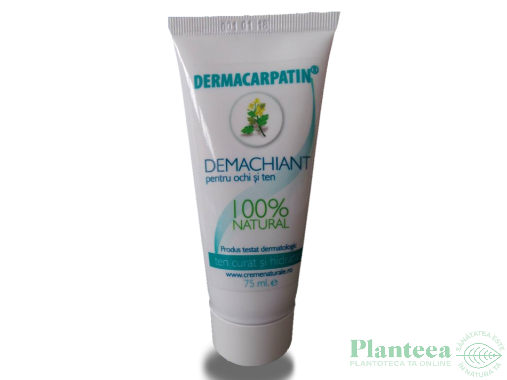 Crema demachiant ochi ten 75ml - DERMACARPATIN