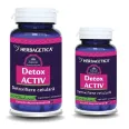 Pachet Detox activ 60+10cps - HERBAGETICA