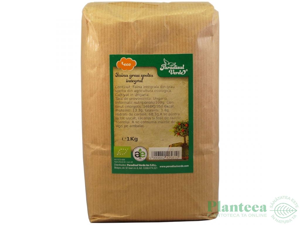 Faina spelta integrala eco 1kg - PARADISUL VERDE