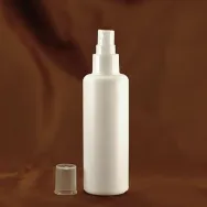 Flacon plastic alb Gaia cu spray cu capac 100ml - MAYAM