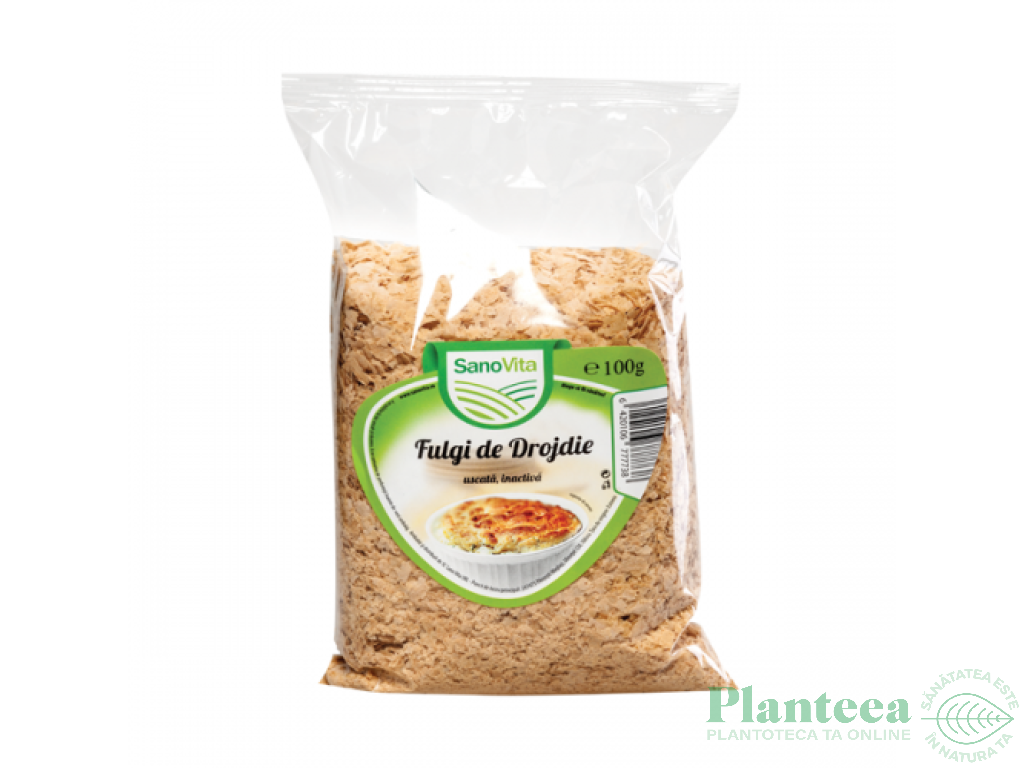 Fulgi drojdie inactiva 100g - SANOVITA