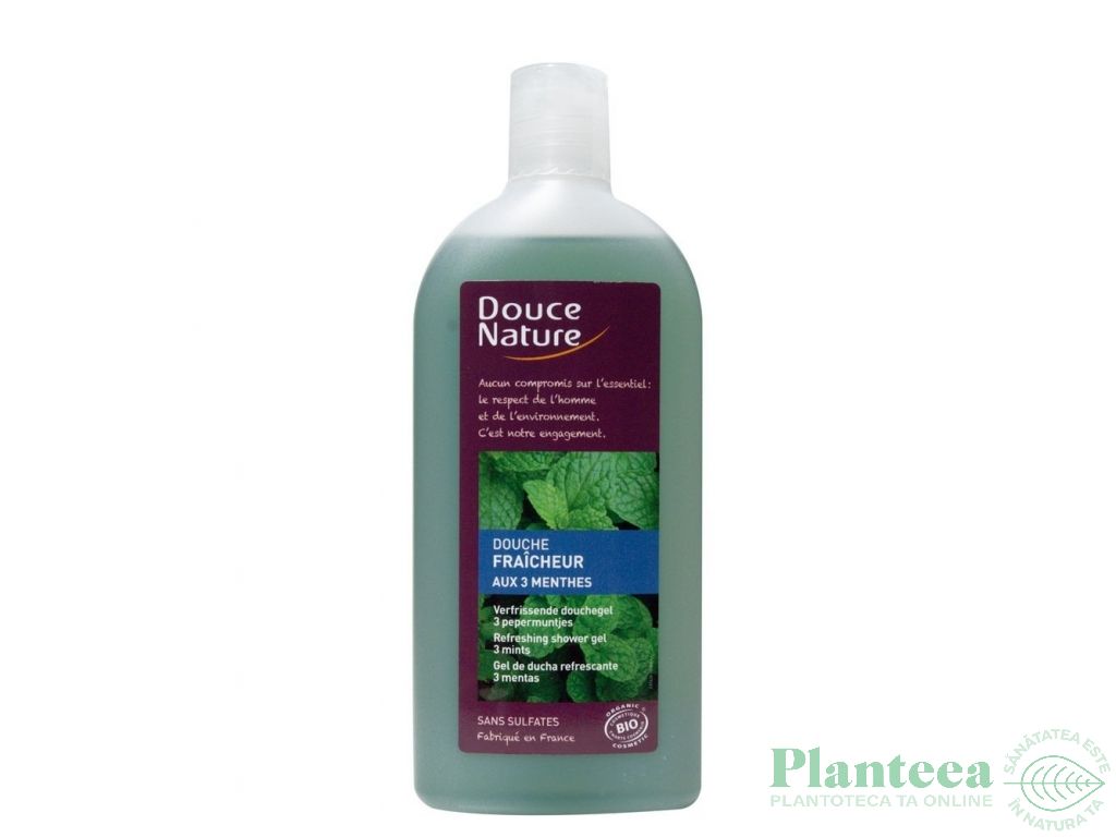 Gel dus 3 tipuri menta 300ml - DOUCE NATURE