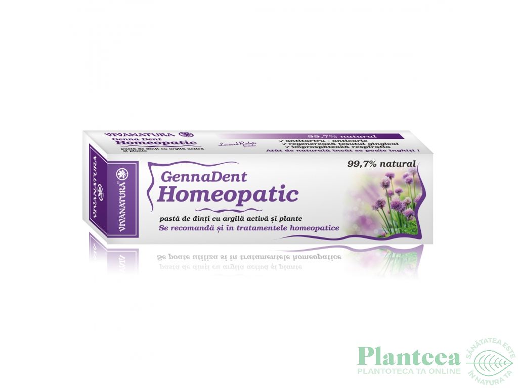 Pasta dinti anticarie Homeopatic 50ml - VIVA NATURA