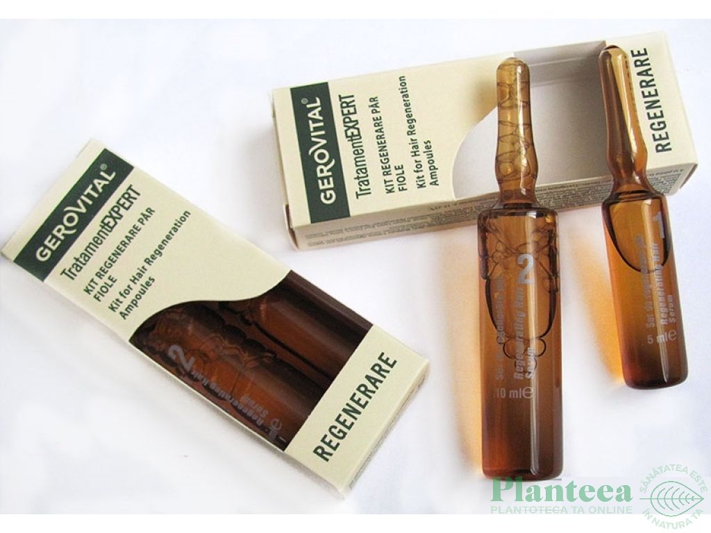 Kit Regenerare par fiole 5ml+10ml - GEROVITAL TRATAMENT EXPERT