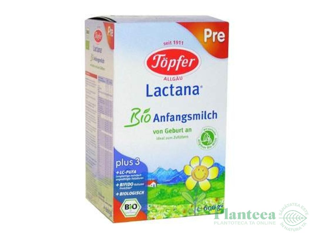 Lapte formula Pre Lactana +0luni 600g - TOPFER