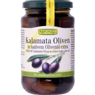 Masline kalamata cu samburi saramura eco 335g - RAPUNZEL