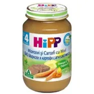 Piure morcovi cartofi miel bebe +4luni 190g - HIPP ORGANIC
