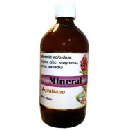 Cupru zinc magneziu crom vanadiu coloidale 10ppm Mineral 480ml - AQUA NANO