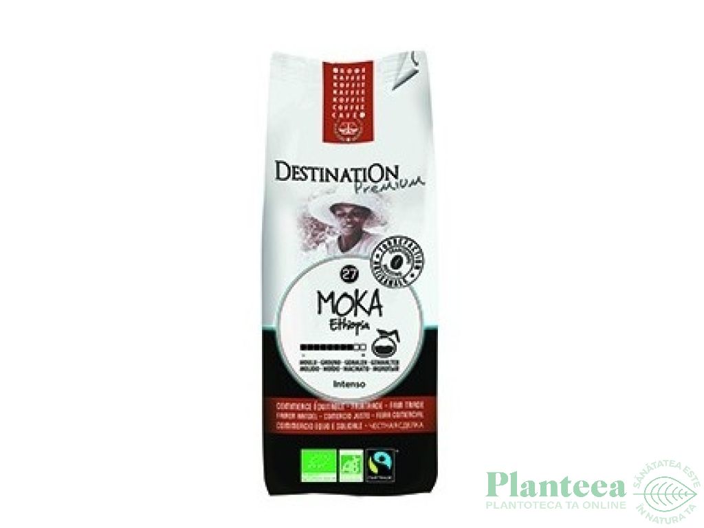 Cafea macinata arabica Moka Etiopia fairtrade 250g - DESTINATION