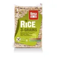 Rondele expandate orez 3cereale fara gluten cu sare eco 130g - LIMA