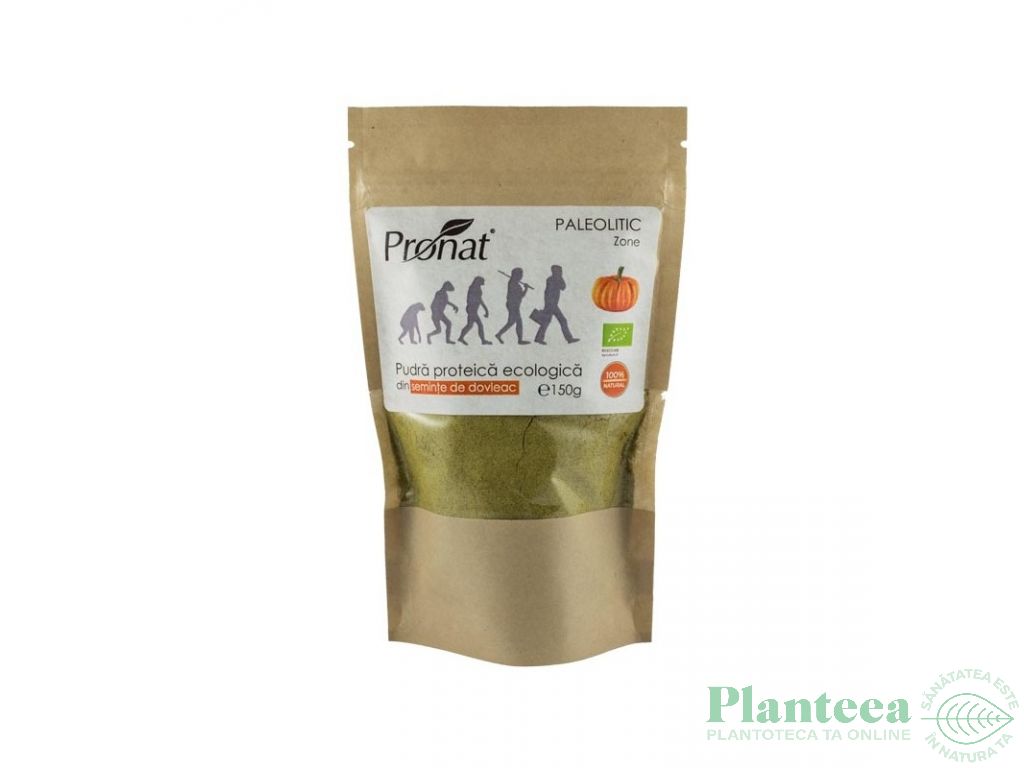 Pulbere proteica seminte dovleac Paleo eco 150g - PRONAT