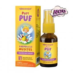 Spray tinctura propolis musetel fara alcool Pufy Puf 20ml - DACIA PLANT
