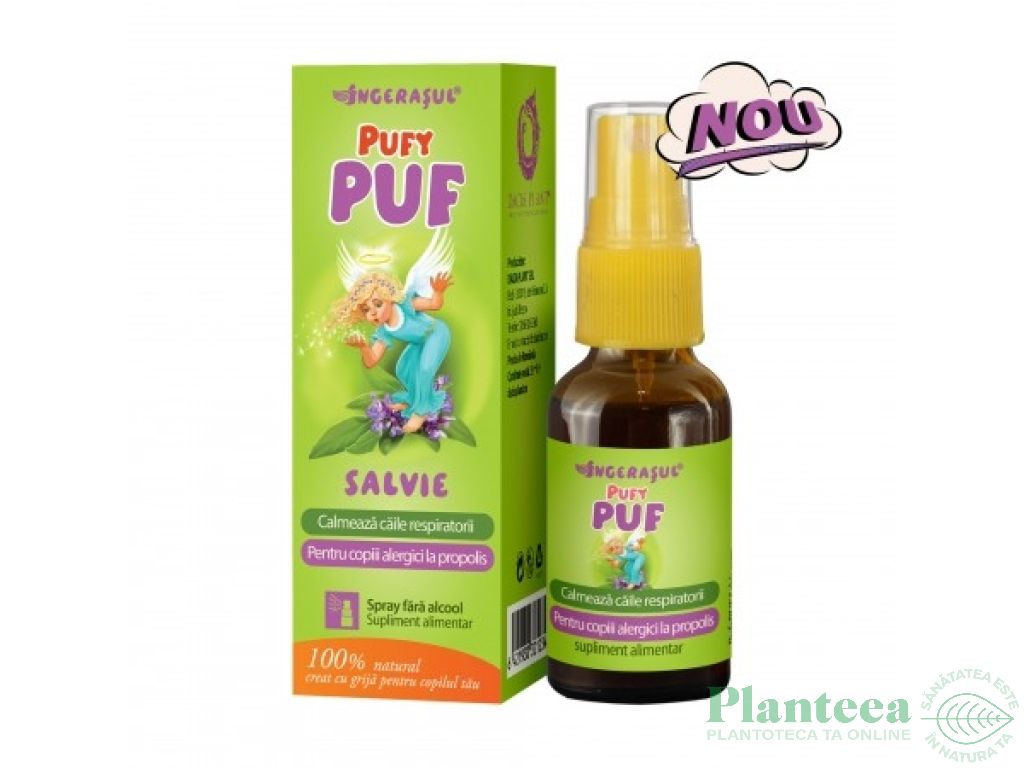 Spray salvie fara alcool Pufy Puf 20ml - DACIA PLANT