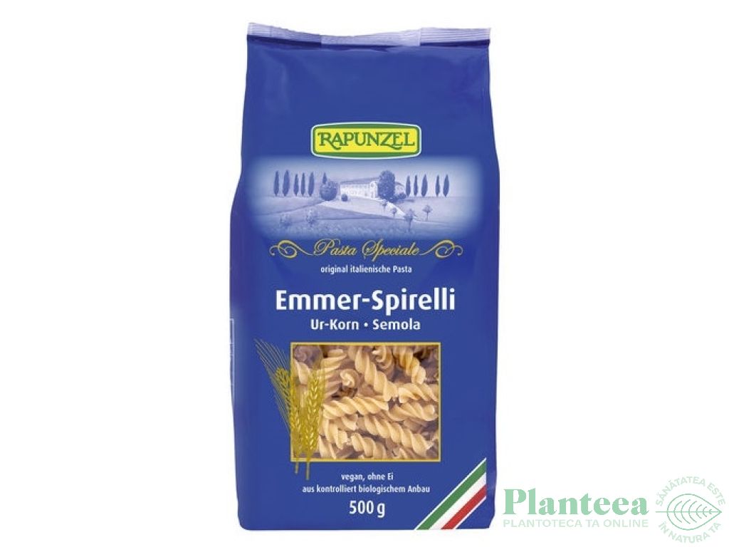 Paste spirale emmer semola eco 500g - RAPUNZEL