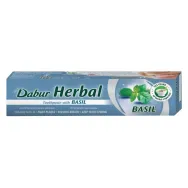 Pasta dinti busuioc fara fluor ayurvedica 100ml - DABUR