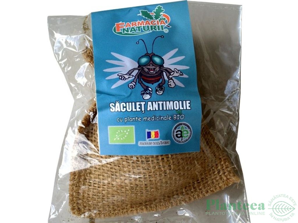 Saculet antimolii plante medicinale {8x12} 20g - FARMACIA NATURII